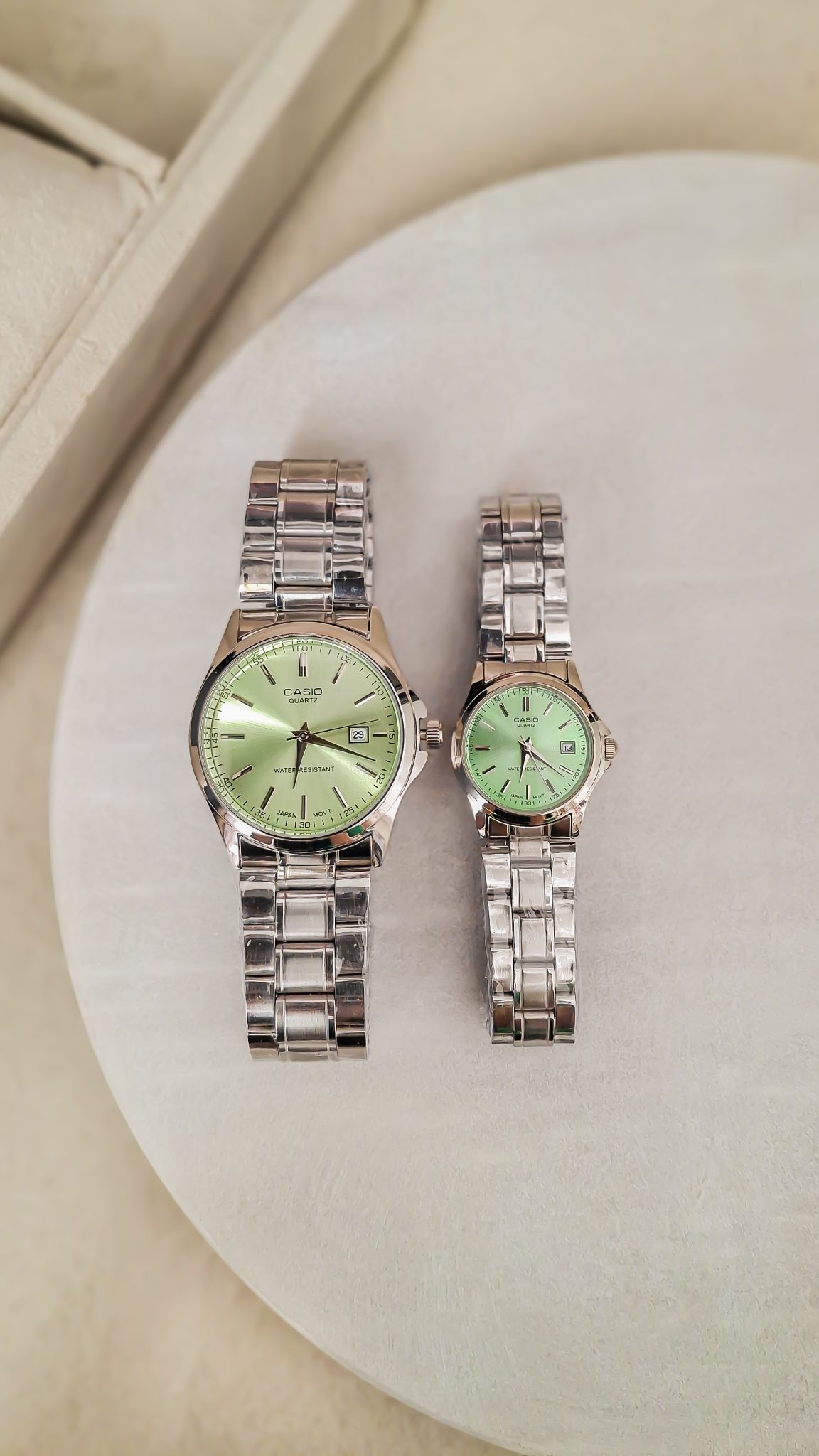 کاسیو کلاسیک سبز پسته ای